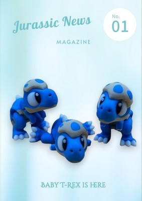 3D Printed Jiggle Pet Baby T-Rex 
