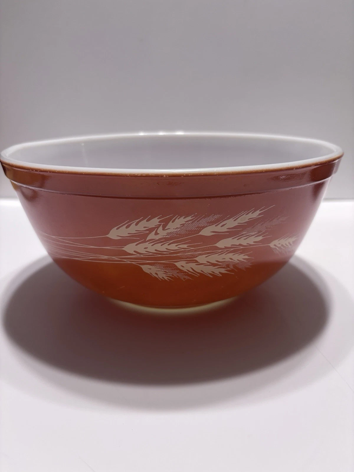 Pyrex Mixing Bowl Wheat Pattern Microwave Safe