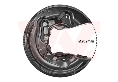 Spritzblech Ankerblech Hinten Links Passend FüR VW Tiguan 5N_ Passat-image