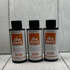 3- Paul Mitchell THE DEMI Professional Demi-Permanent Liquid Hair Color ~ 3OR
