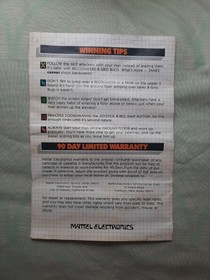 ADVENTURES OF TRON for Atari 2600 - CIB / Complete w/manual & docs- Works great!