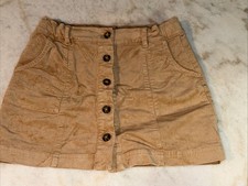Vineyard Vines Girls Corduroy Skirt Size 8 Khaki