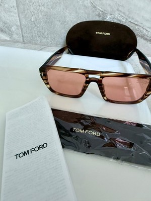 Tom Ford Sunglasses Redford TF1153 52E Havana Frame Brown Photochromic Lens 56mm