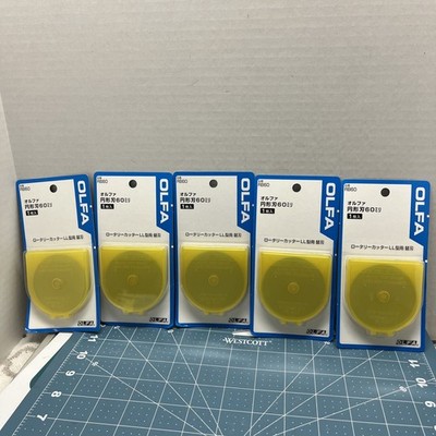 5 OLFA Rotary Cutter Spare Blades Circular Knife 60mm RB60 made in JAPAN
