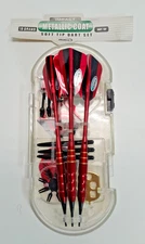 New - Halex Impact Metallic Coat Soft Tip Dart Set w/Case - 15 Grams