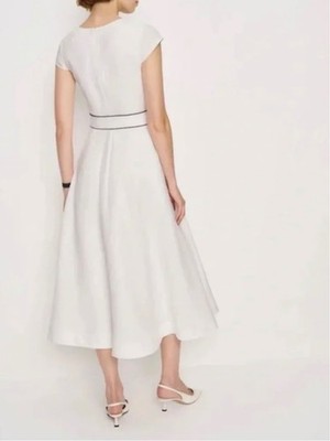 linen cloth dress Rome Wrap Dress