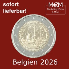 ### 2 EURO&euro; BELGIEN 2026 STERNWARTE / GEOGRAFISCHES INSTITUT LOSE SOFORT ###