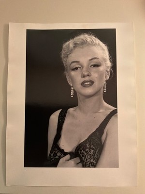 MARILYN MONROE Original Vintage 11x14 DBWT glamour photo by Ed Clark 1950