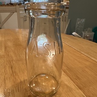 Vintage Allentown State Hospital Half Pint Dairy Bottle