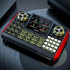 Audio Mixer Sound Board for Pc Phone Live Streaming Singing Gaming Sound Card