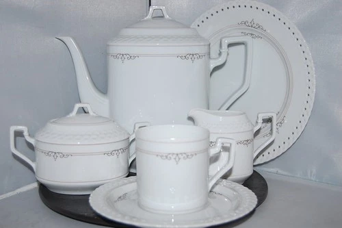 coffee service 21 pieces 6 people Comtesse Constance Hutschenreuther