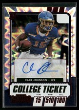 Cade Johnson 2021 Draft Picks #319 College Ticket SD State Jackrabbits