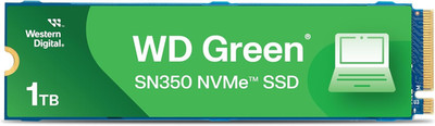 1TB WD Green SN350 Nvme Internal SSD Solid State Drive Gen3 Pcie, QLC, M.2