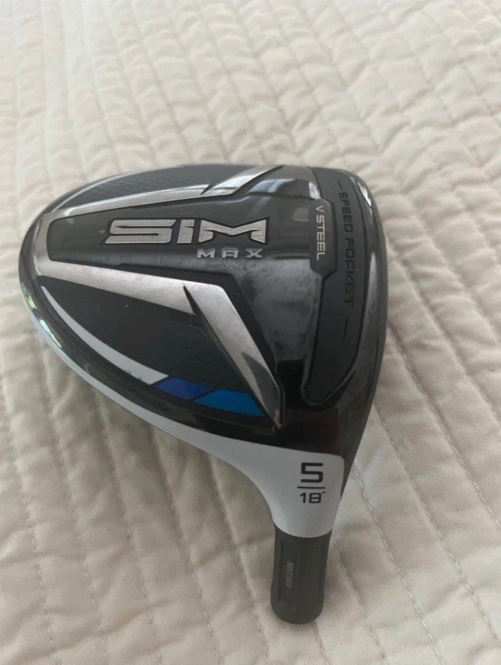 Brand NEW Taylormade Sim MAX 18* Titanium 5 Fairway Wood (Head Only) RaRe!!! - Image 4 of 4