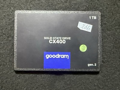99% Health 1TB Goodram CX400 Gen.2 SSD | 2.5'' SATA III | SSDPR-CX400-01T-G2