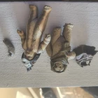 1983 Original Kenner Star Wars Return Jedi 2 Ewok Figure Lot Chief Chirpa Logray