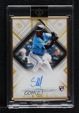 2021 Bowman Transcendent Collection Icons Deco Gold 1/1 Jesus Sanchez Auto 03k2