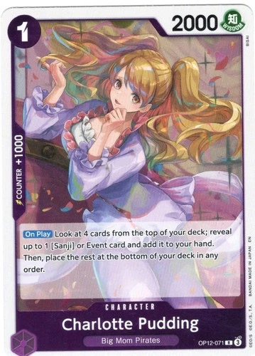 One Piece Charlotte Pudding (OP12-071/156) OP12 Legacy of the Master NM FOIL
