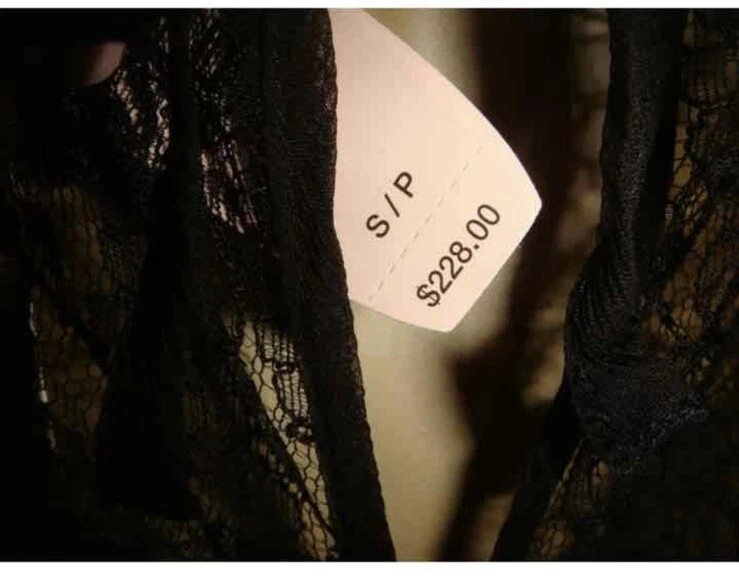 Victoria's Secret Designer Collection S,M,L Body TEDDY Una Pieza Seda NEGRO Foto 4 de 4