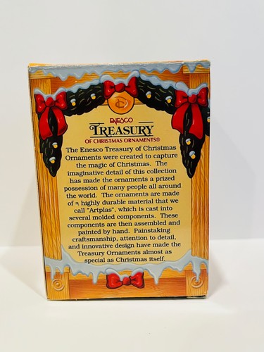 Enesco Treasury Mickey Mouse "Watching for Santa" adorno de Navidad de colección nuevo en caja - Imagen 6 de 6