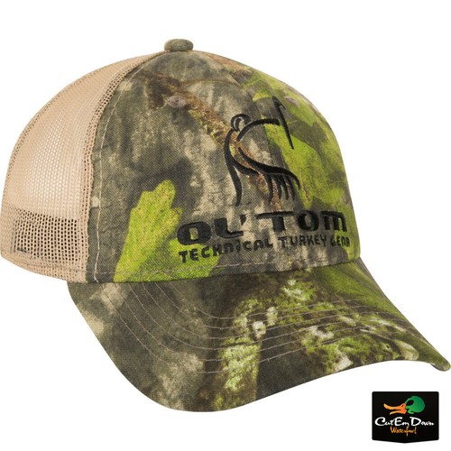 DRAKE WATERFOWL OL TOM TURKEY CAMO MESH BACK LOGO HAT BALL CAP - Bild 6 von 7