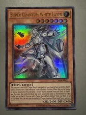 YUGIOH SUPER QUANTUM WHITE LAYER ASIA ENGLISH CR08-AES27 ULTRA RARE (1ST RUN)
