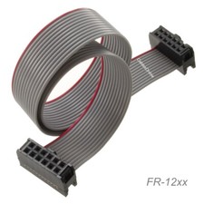 12-Pin 2x6 Female to Female 2.54mm-Pitch 12-wire IDC Flat Ribbon Cable