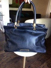 Marc Jacobs Pebble Black Leather Shoulder Crossbody Bag Large