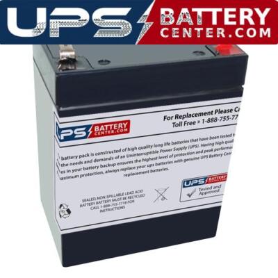 Power-Sonic PS-1227 12V 2.9Ah F1 Replacement Battery - Right side positive