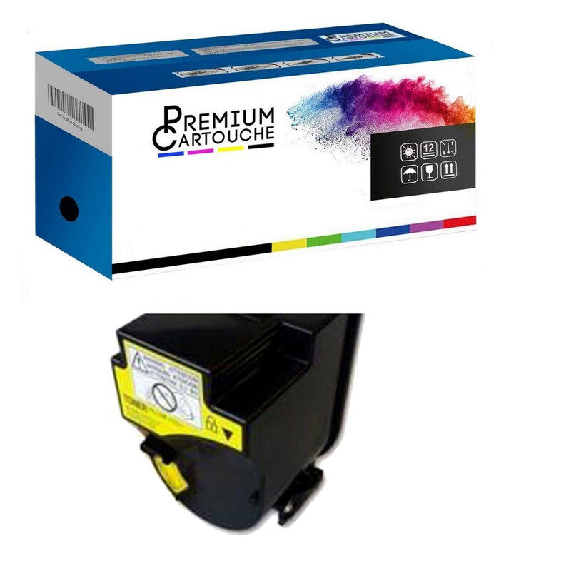 Toner jaune TN-310Y compatible Imagistics pour corriger les impressions ternes ou décolorées