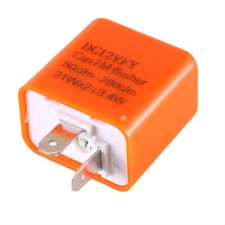 Motorcycle LED Flasher Relay Turn Signals Blinker Indicator 2 Pin Relays