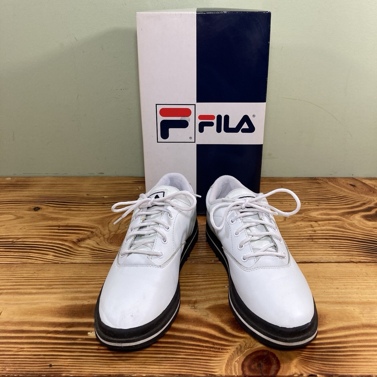 Fila White Leather Women's Tennis Shoes Sneakers Rio II 8-1/2