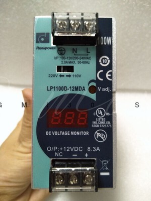 1PC LP1100D-12MDA 12V8.3A100W digital display rail type switching power supply #