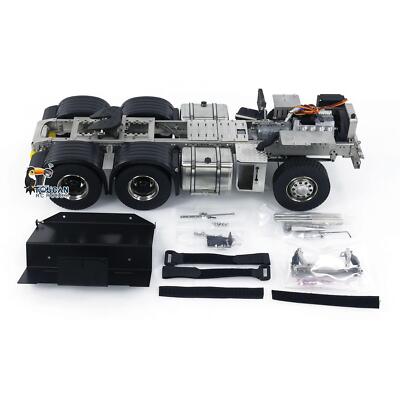 1/14 Metal Chassis 6x6 for 770S Tamiya RC Tractor Truck 3speed Transmission