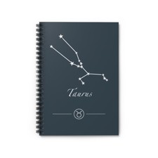 TAURUS Zodiac Constellation Writing Journal Diary Notebook Birthday Gift