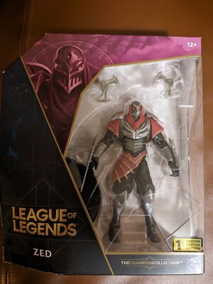 Spin Master League of Legends Champion Collection Zed Figure NEW