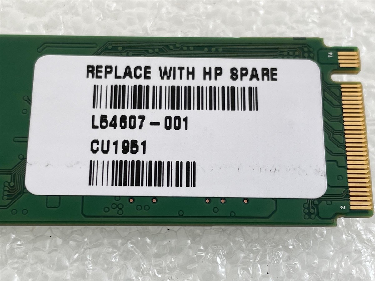 HP L54607-001 SK Hynix HFM256GDJTNG-8310A 256GB BC501 NVMe Solid