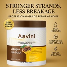 Collagen Hair Treatment 500g  Deep Nourish for Dry, Damaged, Weak or Brittle Hair