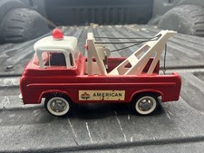 Vintage NYLINT FORD ECONOLINE AMERICAN OIL Wrecker Tow Truck