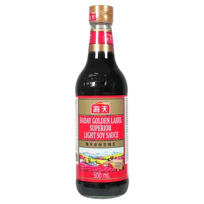 Haday Golden Label Superior helle Sojasoße 500ml light soy sauce Sojasauce dünn