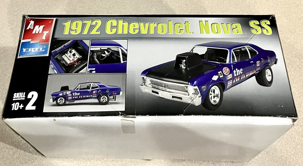 🏁 AMT /ERTL STREET CUSTOM 1972 CHEVROLET NOVA SS 
