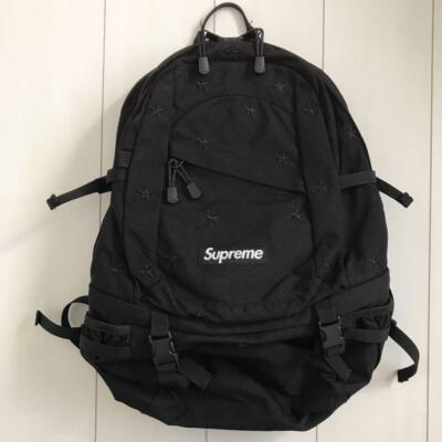 Supreme Star Pattern Embroidery Backpack Black | eBay Supreme Star Pattern Embroidery Backpack Black | eBay