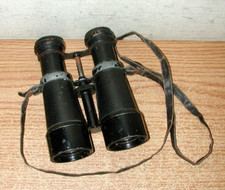 VINTAGE TROJAN BLACK BINOCULARS, MADE IN USA