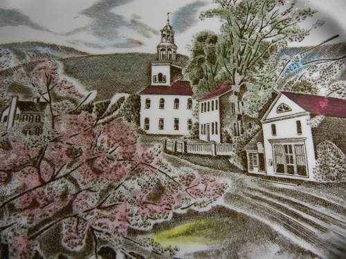 Johnson Brothers The Friendly Village 11 1/2" Serving Platter The Village Green - Picture 2 of 3
