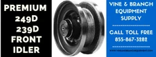 PREMIUM CATERPILLAR FRONT DOUBLE FLANGE IDLER  255 / 265