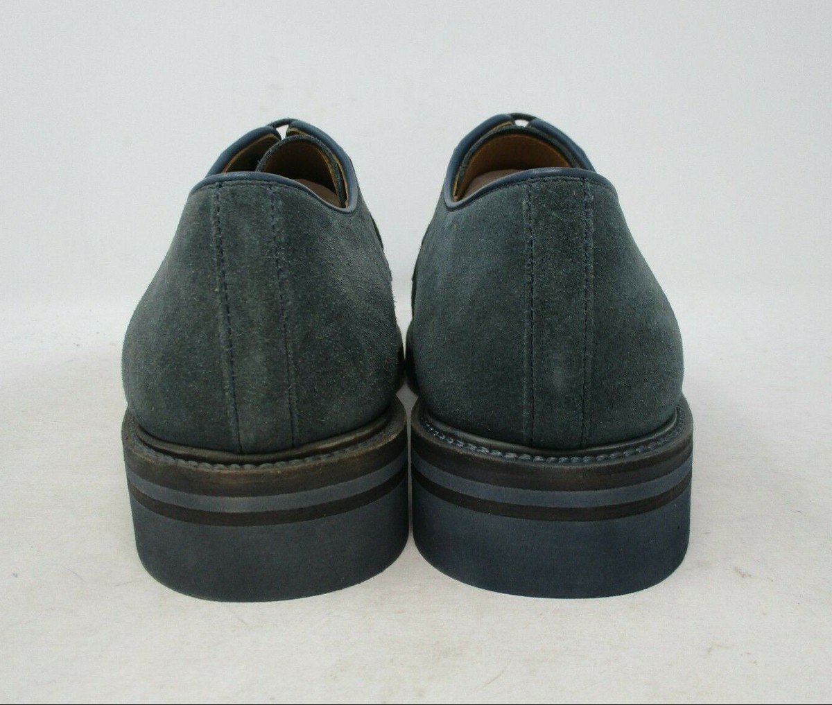 Bergdorf Goodman Men\'s Lace Up Blue Suede‎ Derby Shoes Classic Bergdorf Goodman Men main image 4