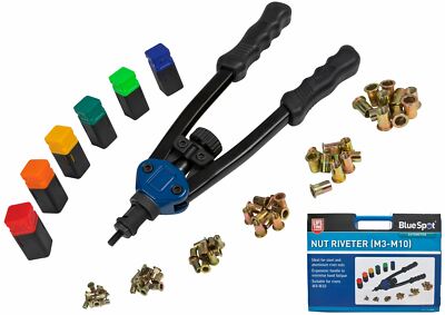 Blue Spot Tools - Rivettatrice Dado Da 8 Pollici (M3-M6 - Foto 10