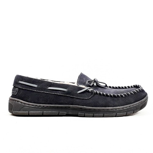 Eddie Bauer Woodland Mens Gray Suede 
