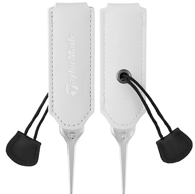Taylormade JAPAN Golf Green Fork Divot Tool w/ cover UN796 White