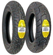Dunlop D404 15080-16 Front 15090-15 Rear Tire Set Motorcycle Tires Street